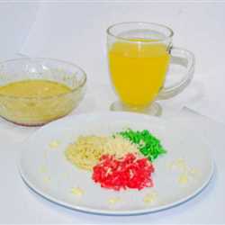 mie putu mayang kuah keju